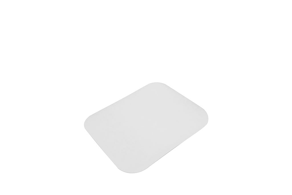 Deckel, Alukarton-Deckel für Alu-Menüschale, ungeteilt, 152 x 152 mm, Typ R25L/CR104L